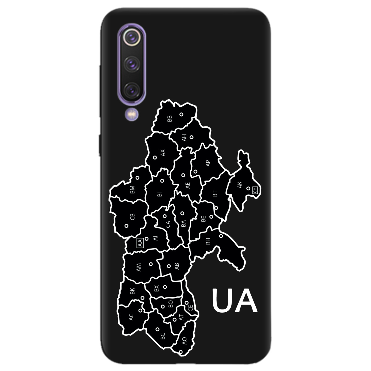 Чехол для Xiaomi Mi 9 SE черный матовый soft touch UA - фото 1