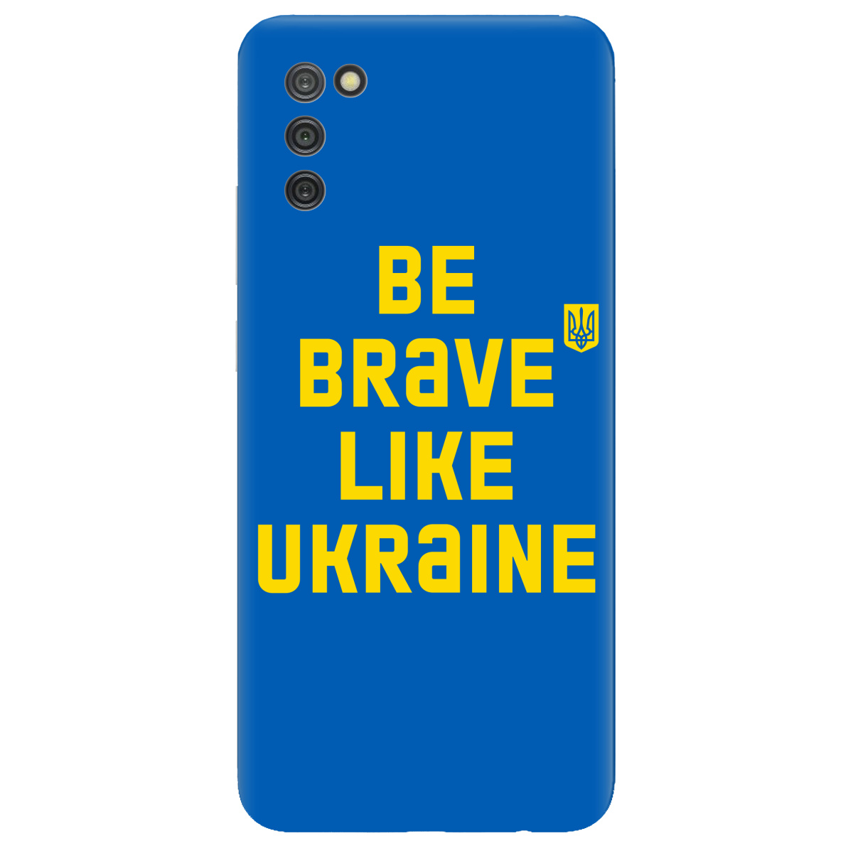 Чохол для Samsung Galaxy A02s Be brave like Ukraine - фото 1