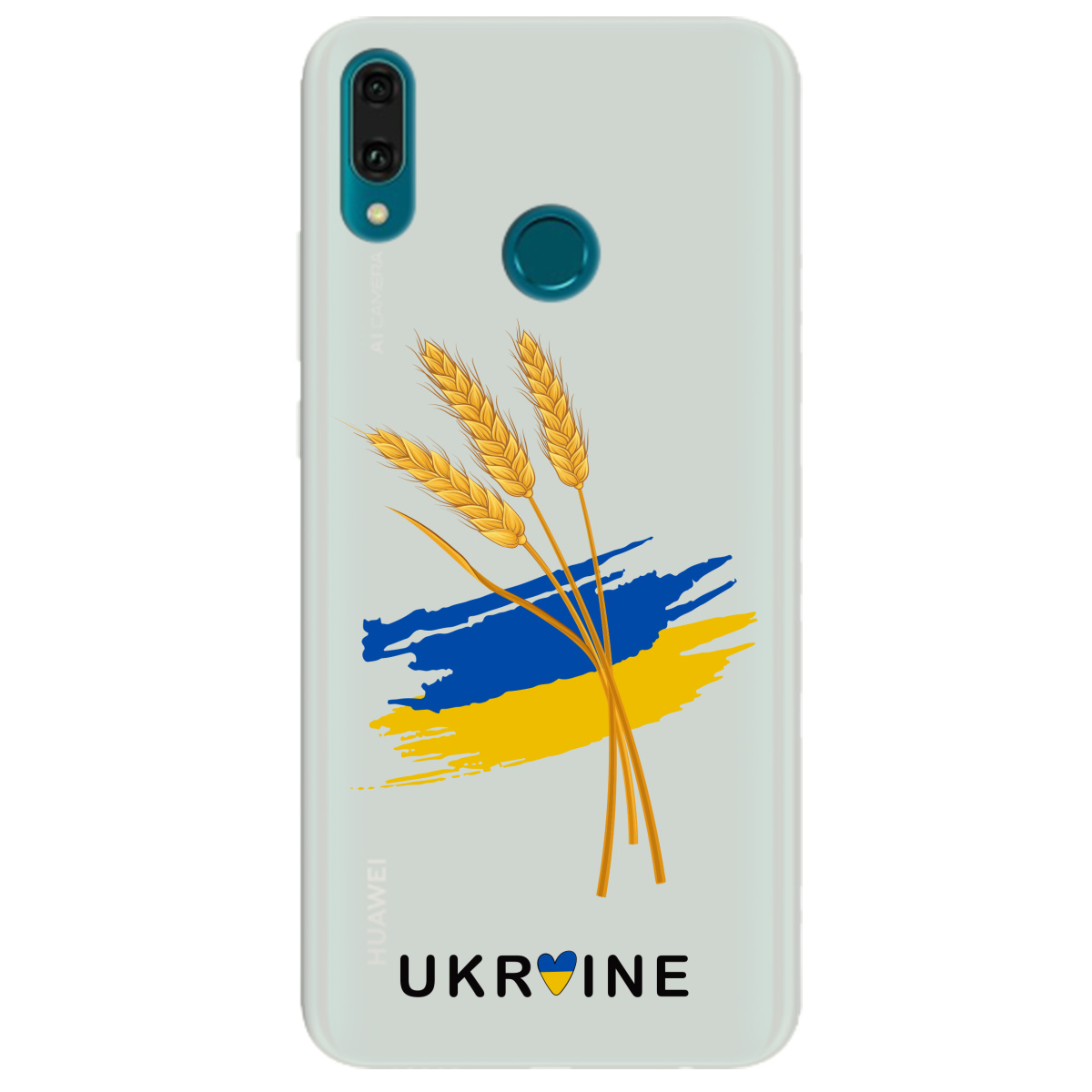 Чехол для Huawei Y9 2019 полупрозрачный матовый soft touch Spikelets - фото 1