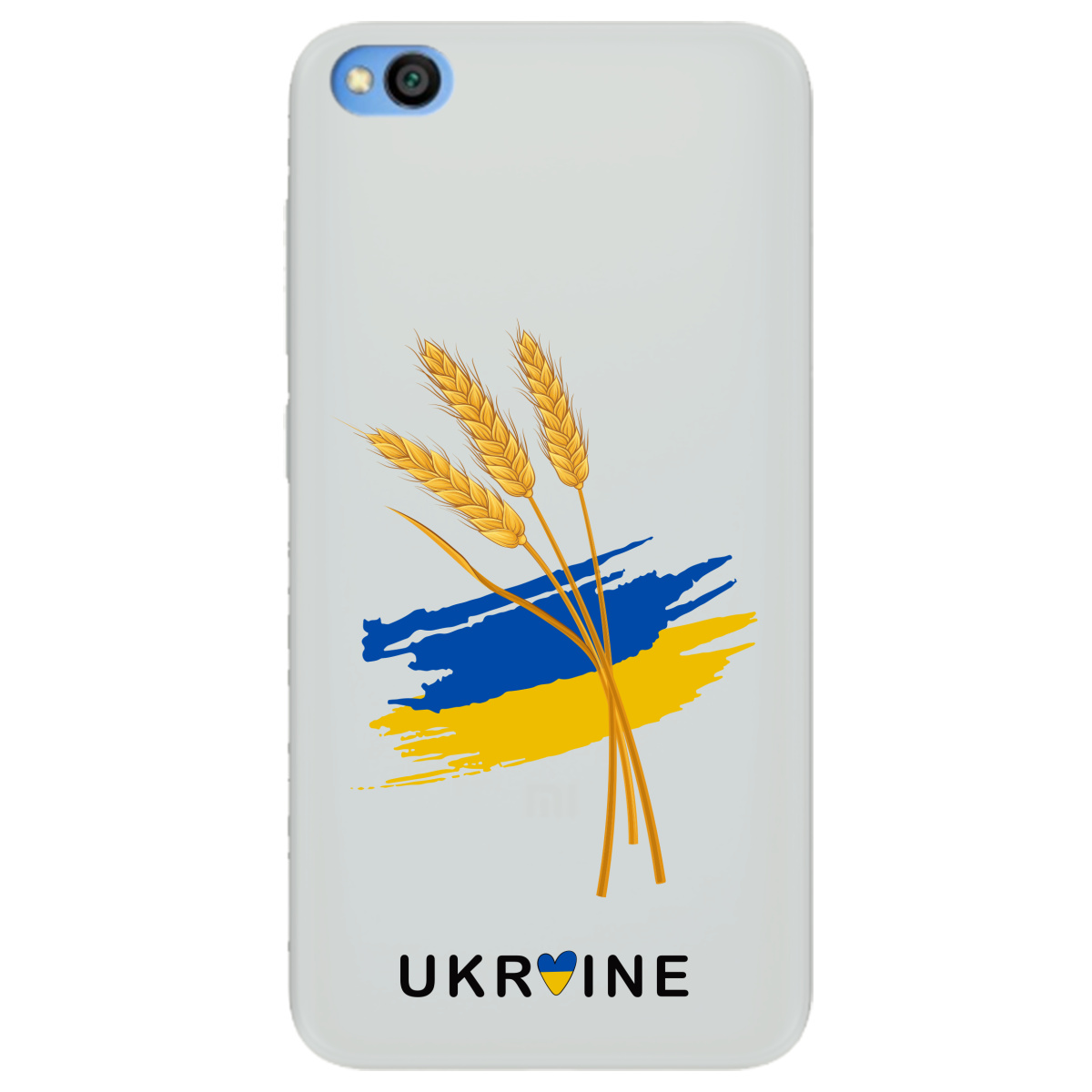 Чехол для Xiaomi Redmi Go полупрозрачный матовый soft touch Spikelets - фото 1