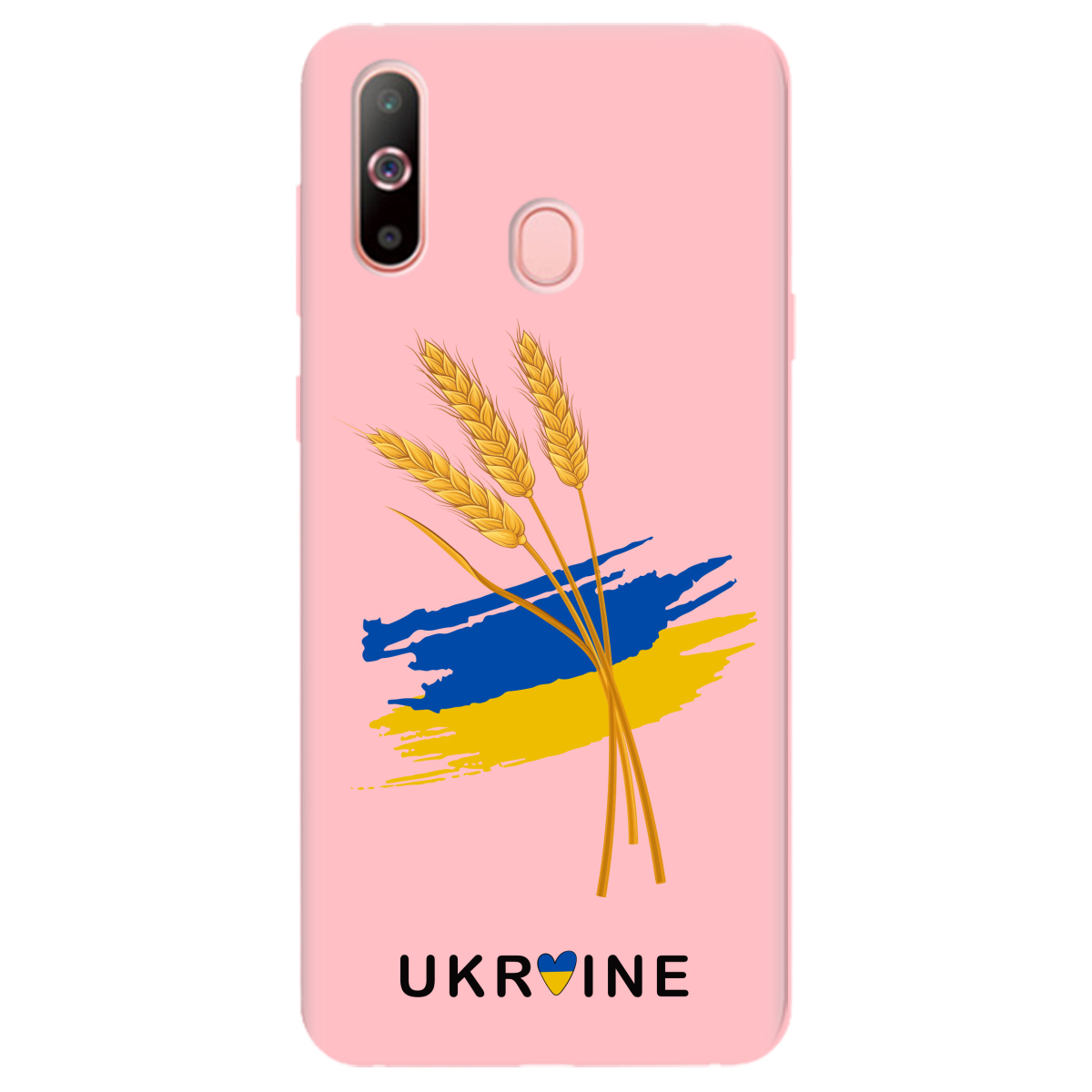 Чохол для Samsung Galaxy M40 ніжно-рожевий матовий soft touch Spikelets - фото 1