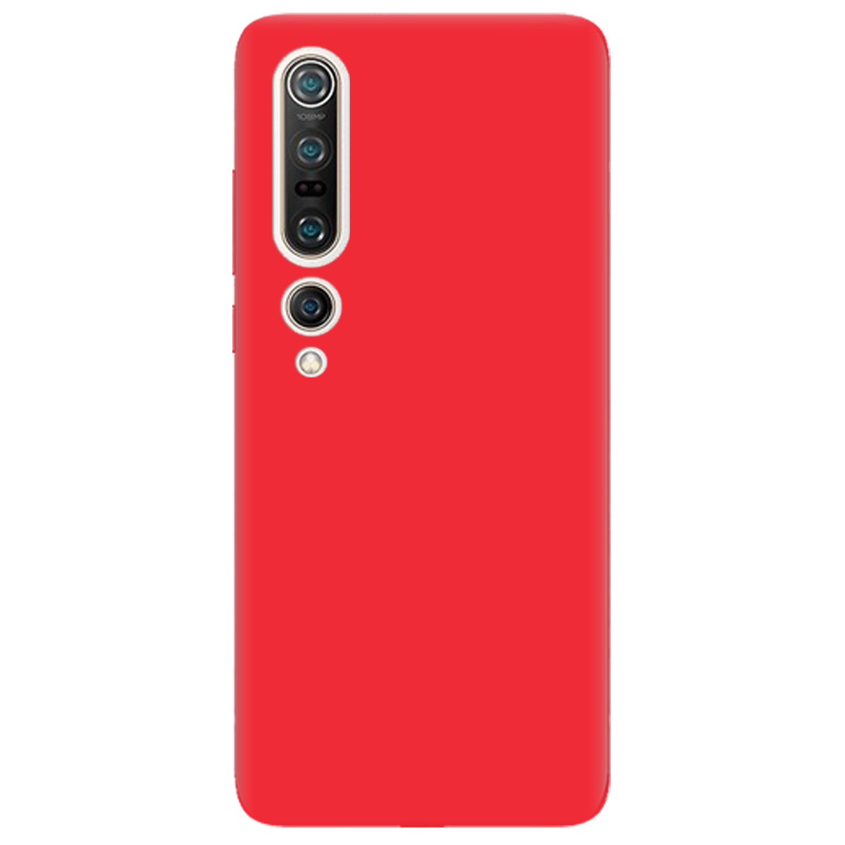 Чохол для Xiaomi Mi 10 Pro яскраво-червоний матовий soft touch - фото 1