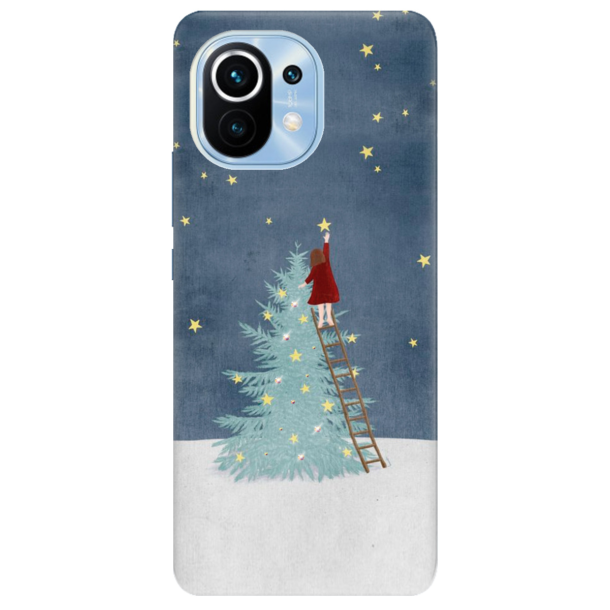 Чехол для Xiaomi Mi 11 Girlwithstar со стразами - фото 1