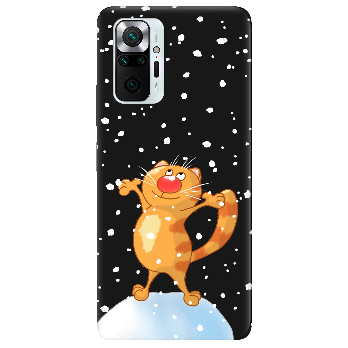 Чехол для Xiaomi Redmi Note 10 Pro черный матовый soft touch By Happy - фото 1