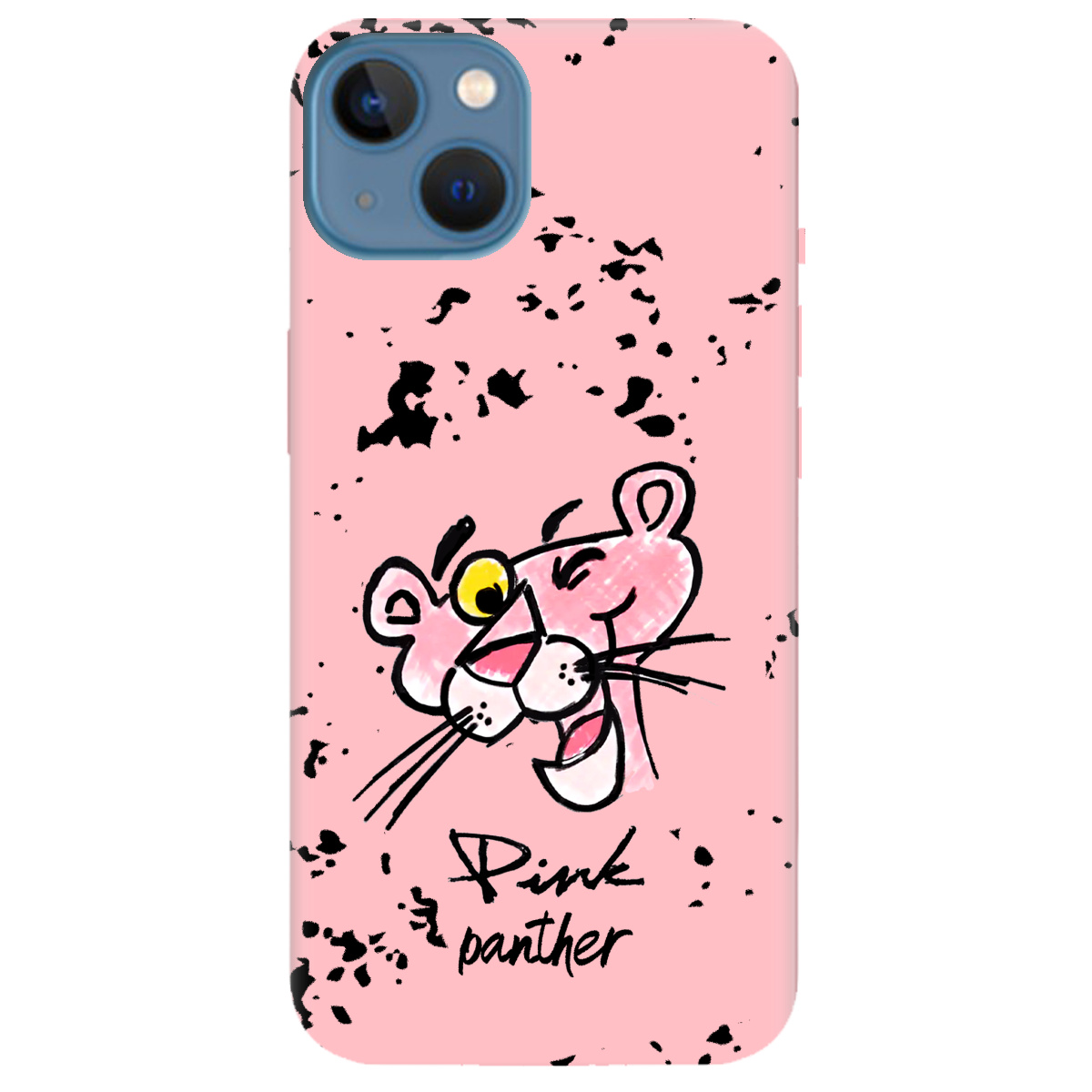 Чехол для Apple iPhone 13 нежно-розовый матовый soft touch Pink Panther - фото 1