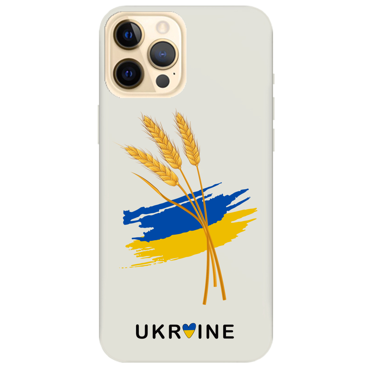 Чохол для Apple iPhone 12 Pro напівпрозорий матовий soft touch Spikelets - фото 1