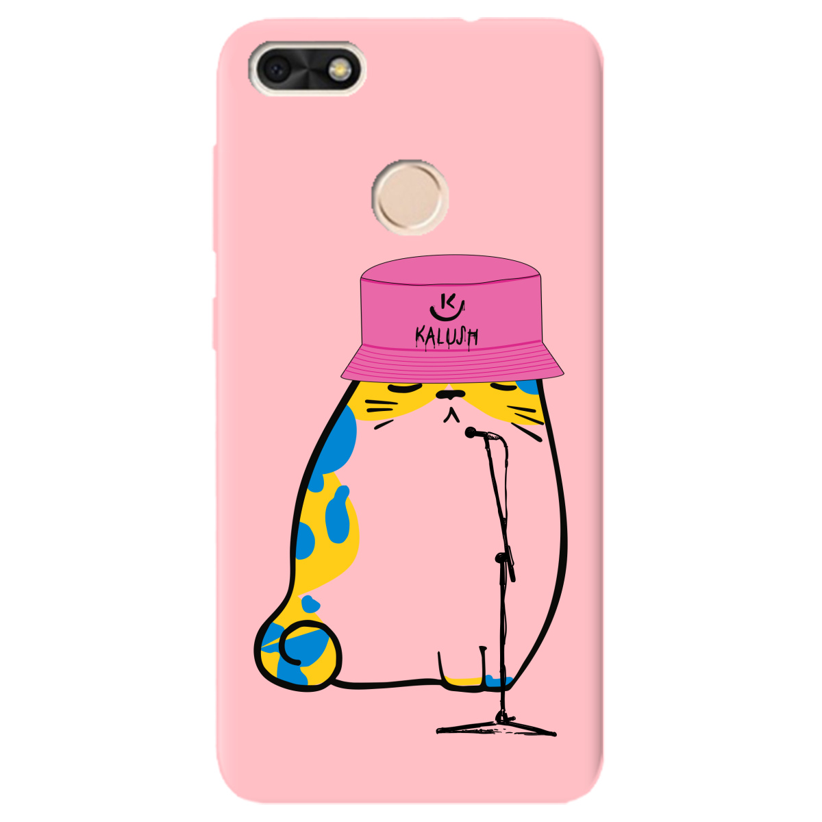 Чохол для Huawei Nova Lite 2017 ніжно-рожевий матовий soft touch Kalush - фото 1