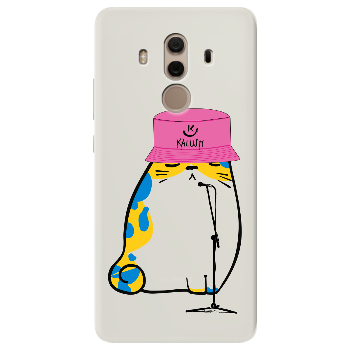 Чехол для Huawei Mate 10 Pro полупрозрачный матовый soft touch Kalush - фото 1