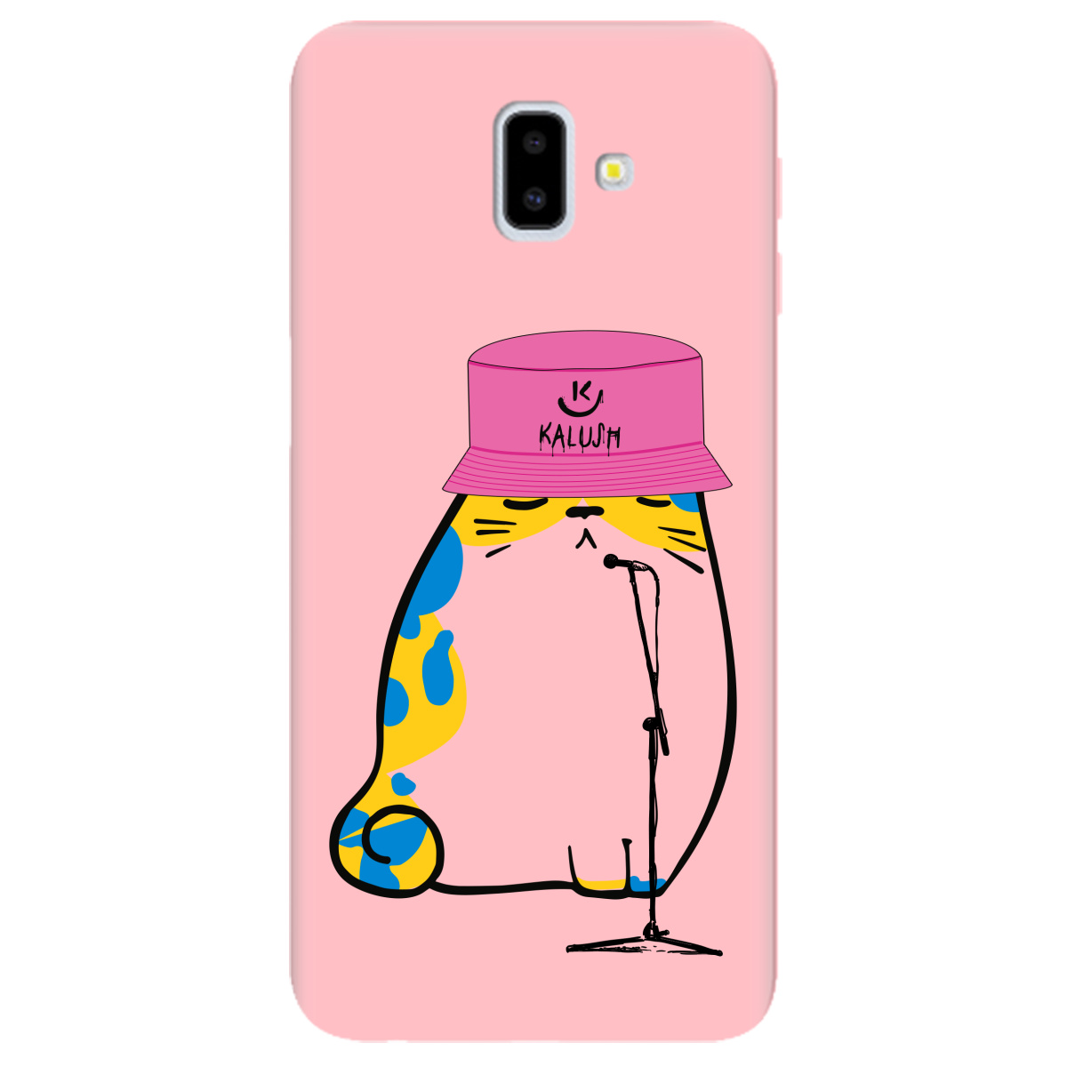 Чохол для Samsung Galaxy J6 Plus 2018 ніжно-рожевий матовий soft touch Kalush - фото 1