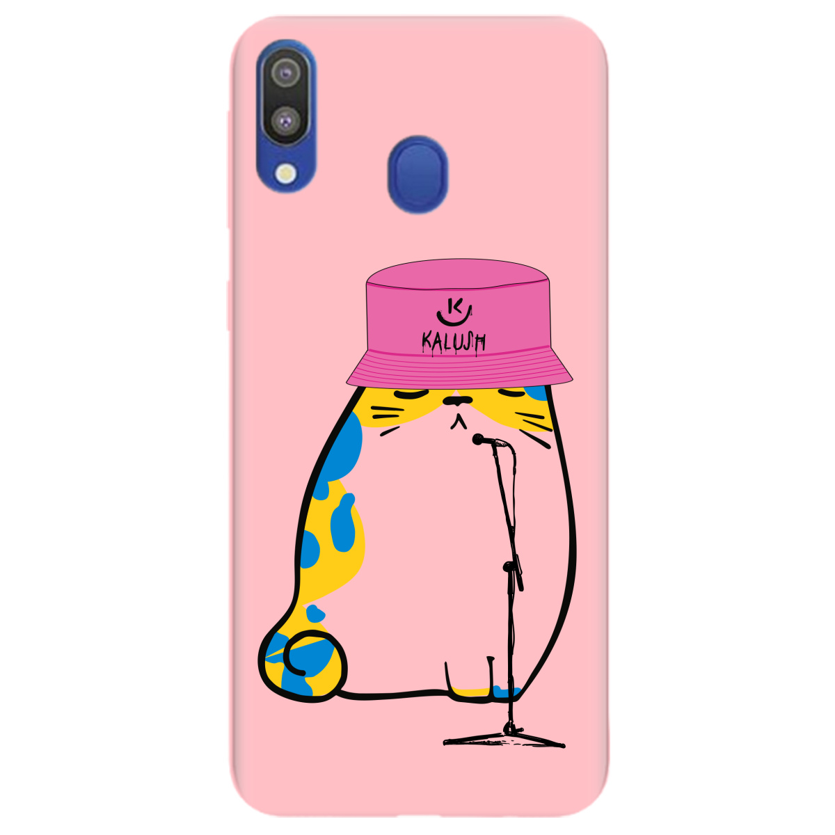 Чохол для Samsung Galaxy M20 ніжно-рожевий матовий soft touch Kalush - фото 1