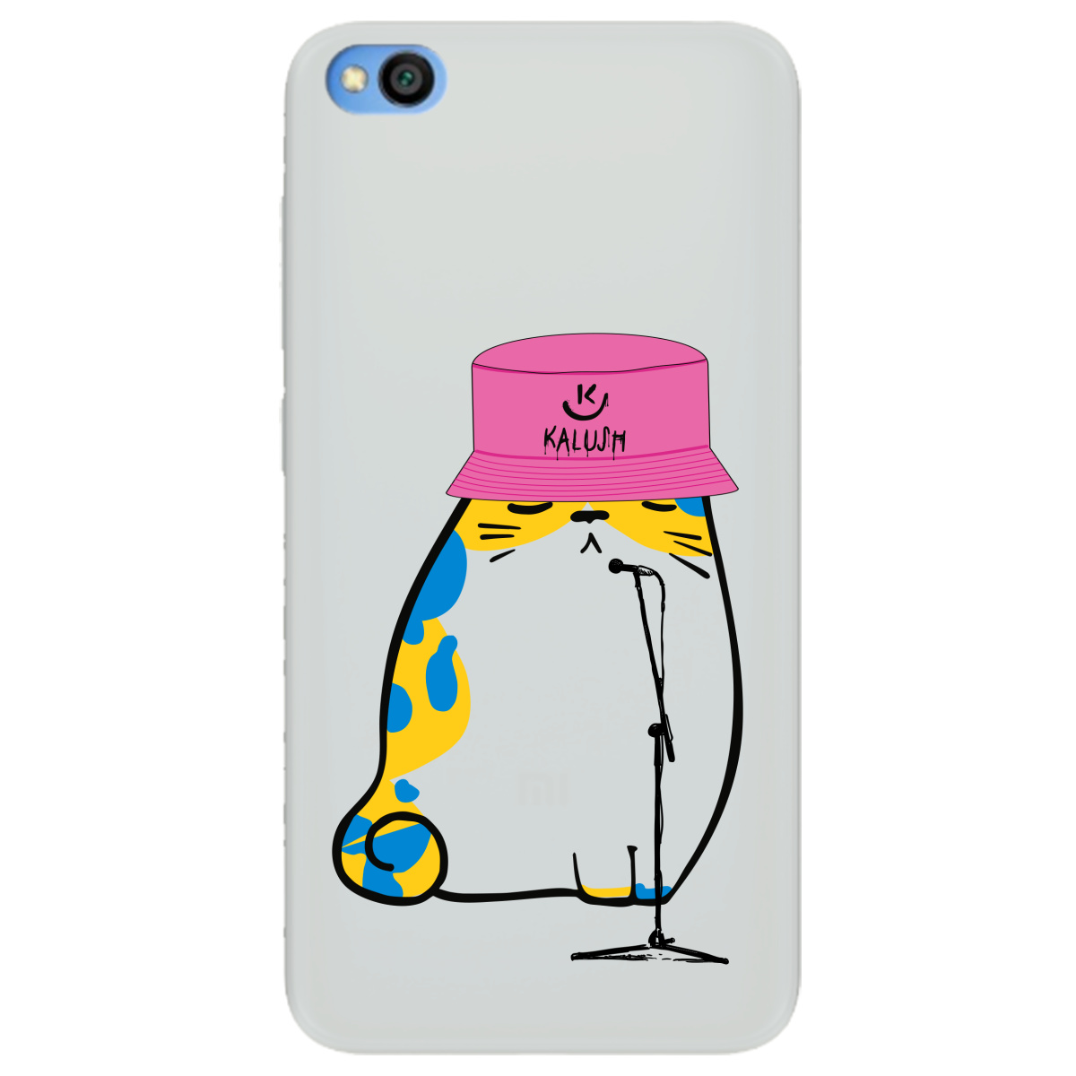 Чехол для Xiaomi Redmi Go полупрозрачный матовый soft touch Kalush - фото 1