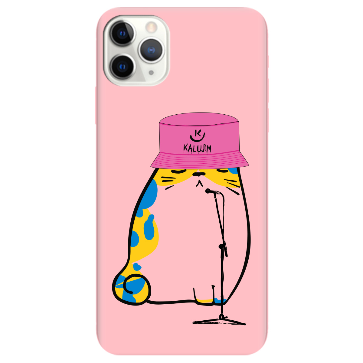 Чехол для Apple iPhone 11 Pro нежно-розовый матовый soft touch Kalush - фото 1