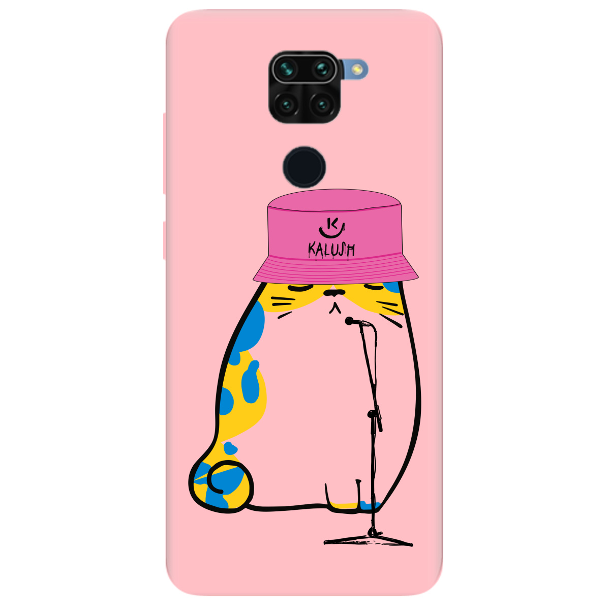 Чехол для Xiaomi Redmi Note 9 нежно-розовый матовый soft touch Kalush - фото 1