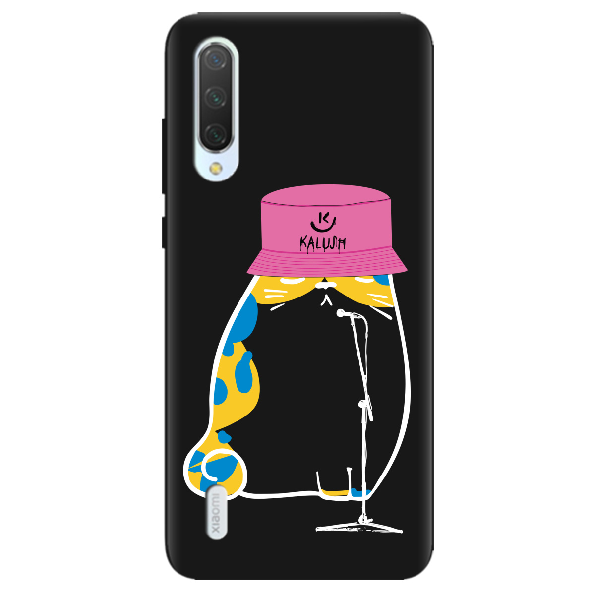 Чехол для Xiaomi Mi A3 черный матовый soft touch Калуш - фото 1