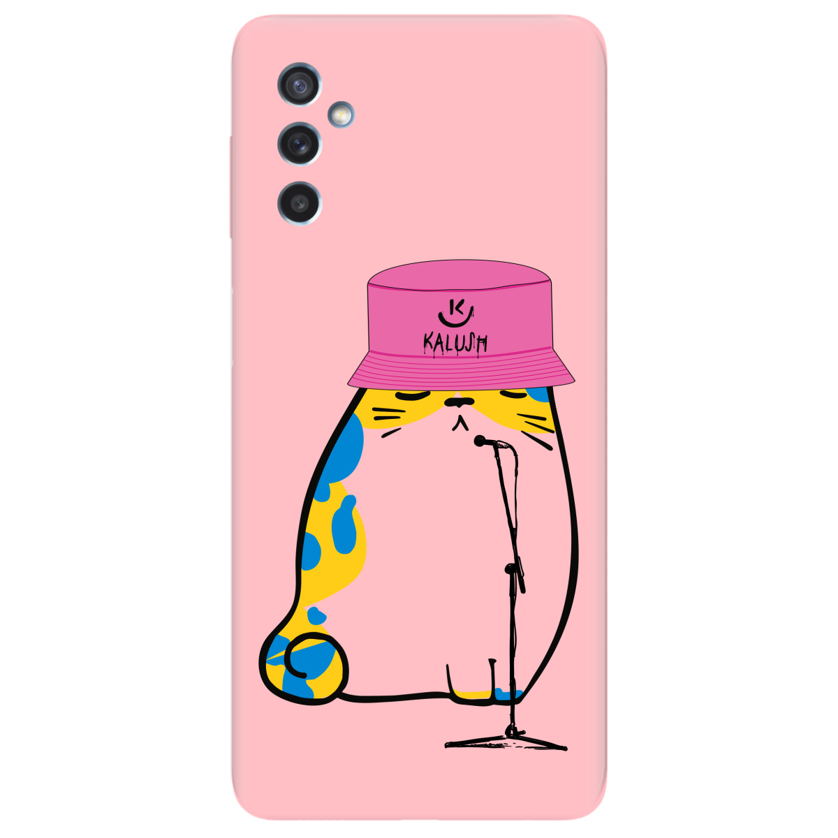 Чехол для Samsung Galaxy M52 нежно-розовый матовый soft touch Kalush - фото 1