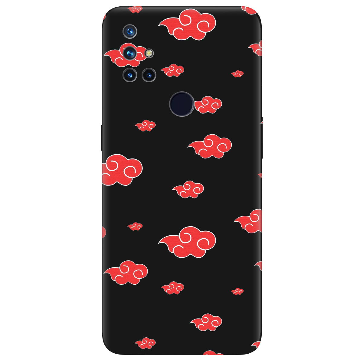 Чехол для OnePlus Nord N10 5G черный матовый soft touch Akatsuki - фото 1