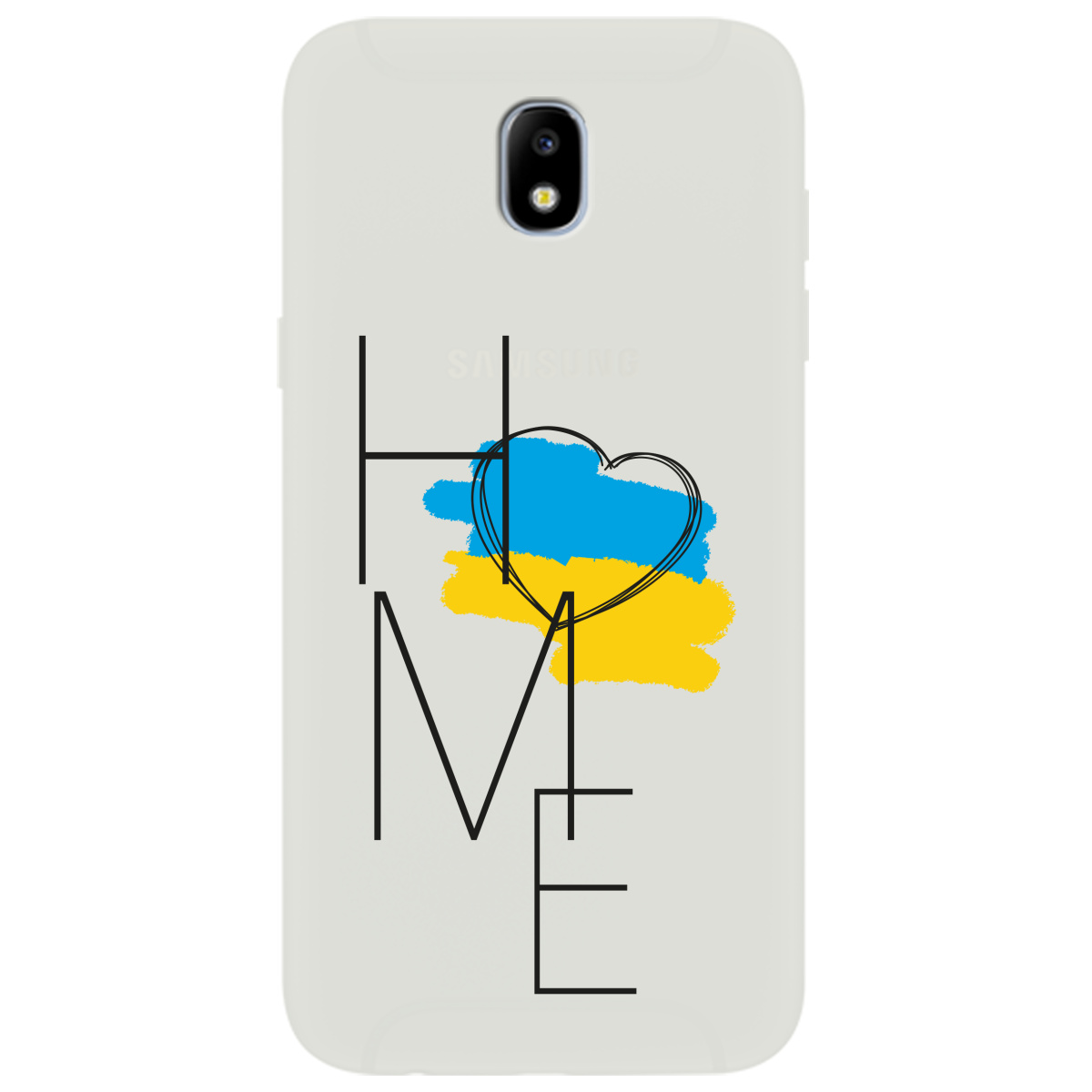 Чохол для Samsung Galaxy J5 2017 напівпрозорий матовий soft touch Home - фото 1