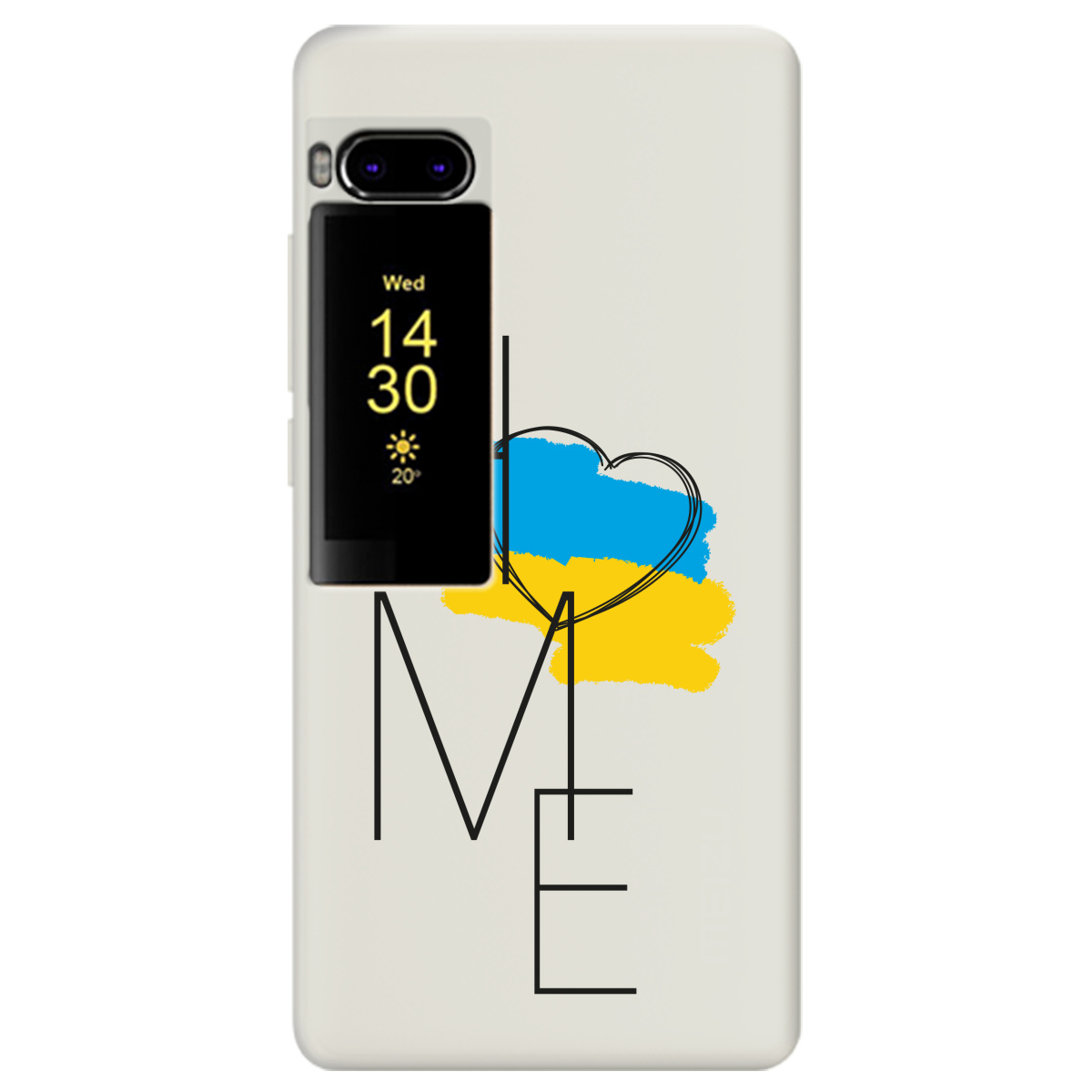 Чехол для Meizu Pro 7 полупрозрачный матовый soft touch Home - фото 1