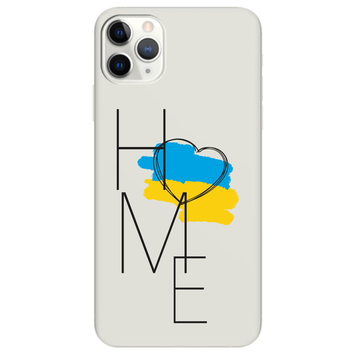 Чехол для Apple iPhone 11 Pro полупрозрачный матовый soft touch Home - фото 1