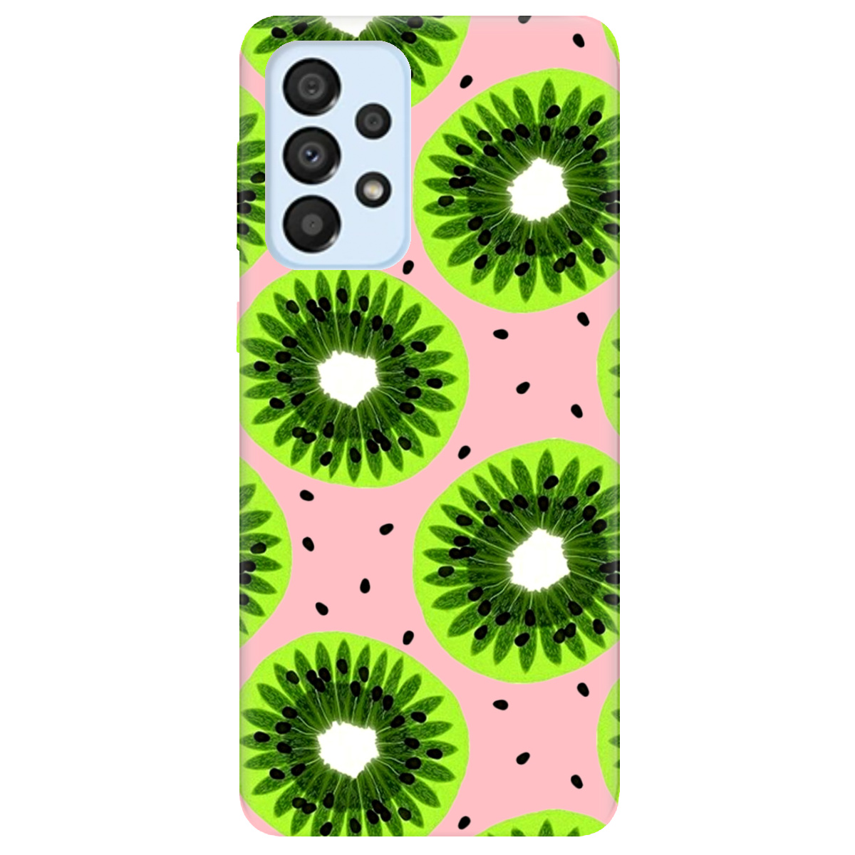 Чехол для Samsung Galaxy A33 нежно-розовый матовый soft touch Kiwi - фото 1