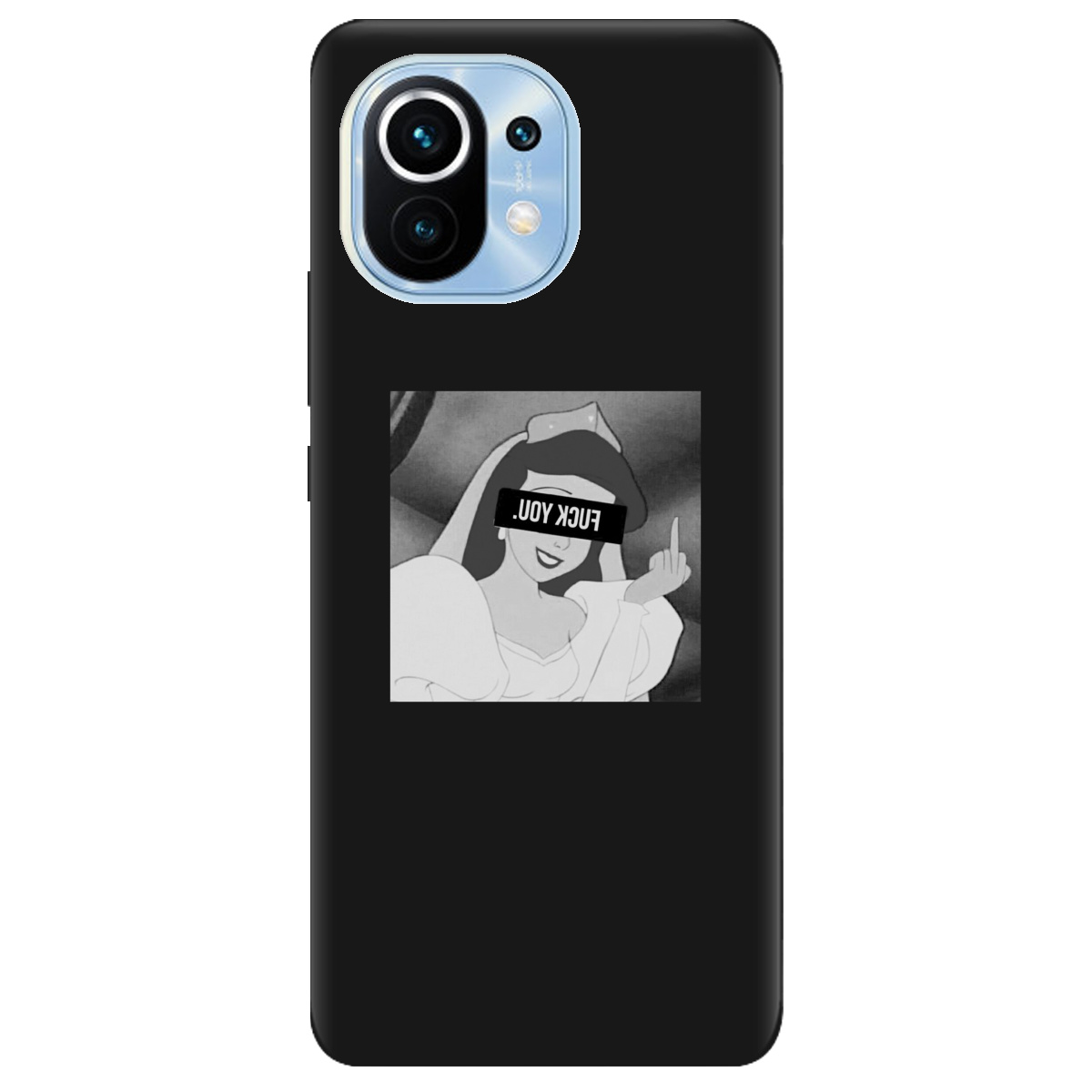 Чохол для Xiaomi Mi 11 чорний матовий soft touch You - фото 1