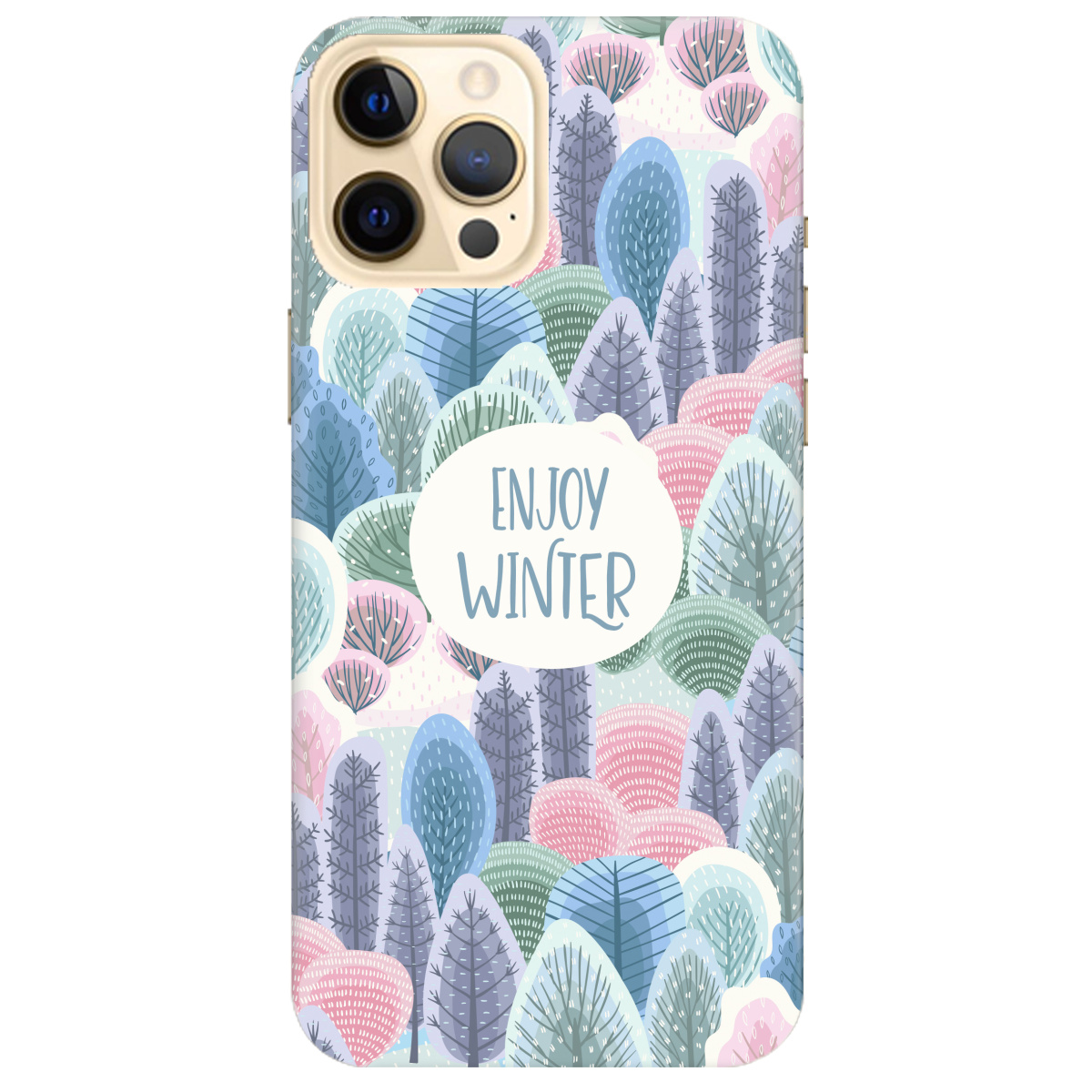 Чехол для Apple iPhone 12 Pro Enjoy winter - фото 1