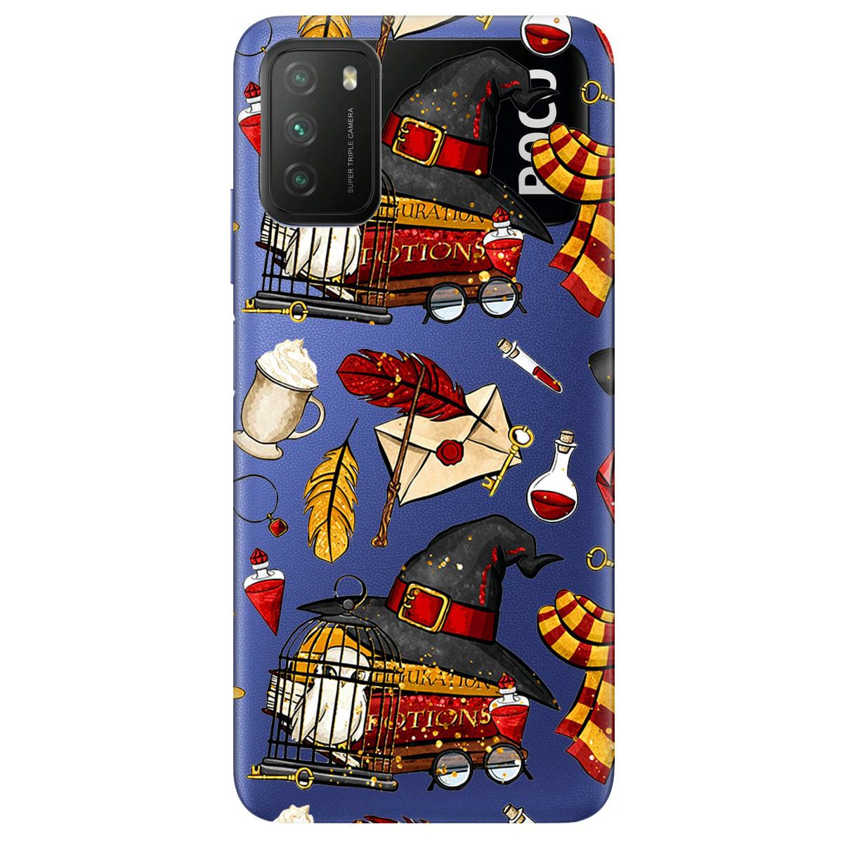 Чехол для Xiaomi Poco M3 Hogwarts - фото 1