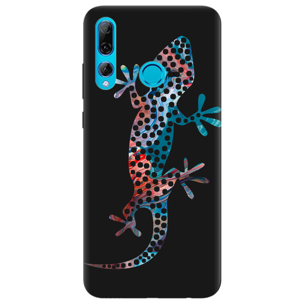 Чехол для Huawei P Smart Plus 2019 черный матовый soft touch Chameleon - фото 1