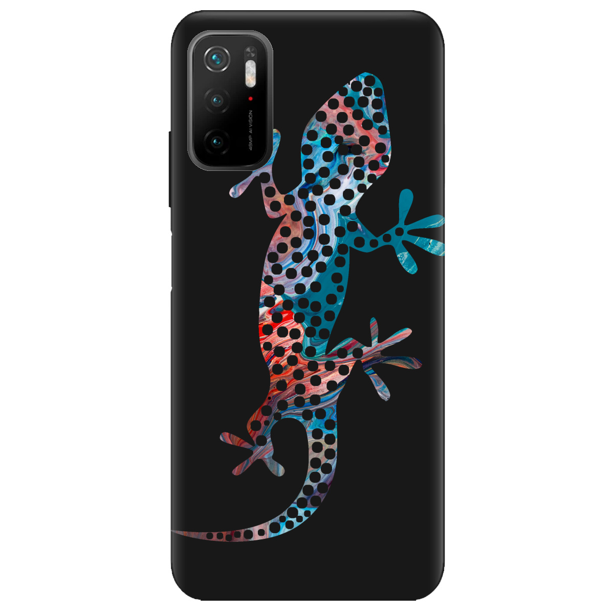 Чохол для Xiaomi Poco M3 Pro чорний матовий soft touch Chameleon - фото 1