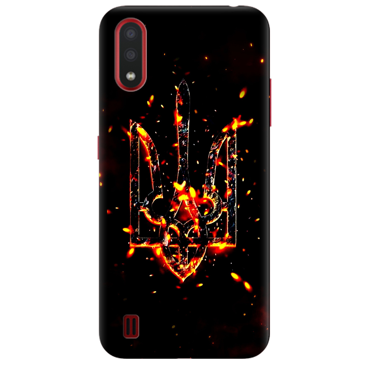 Чехол для Samsung Galaxy А01 Вогонь - фото 1