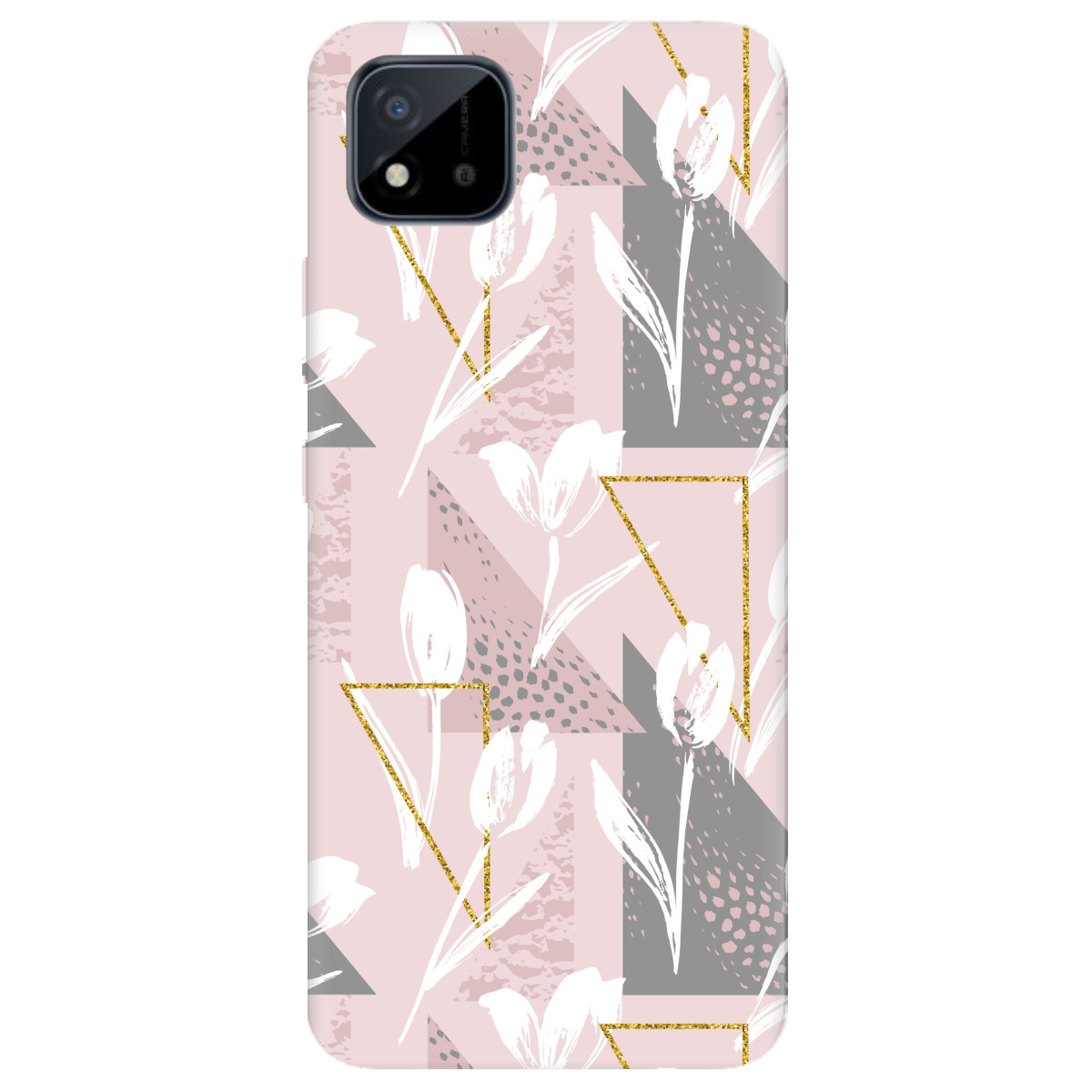 Чохол для Realme С11 2021 White tulips - фото 1