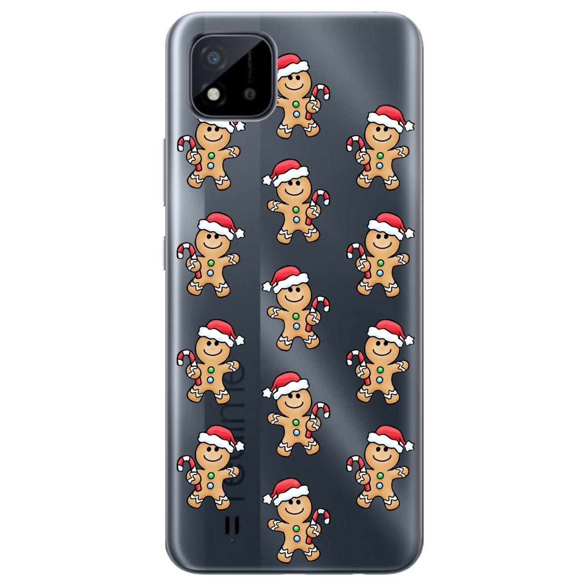 Чохол для Realme С11 2021 Gingerbread man - фото 1