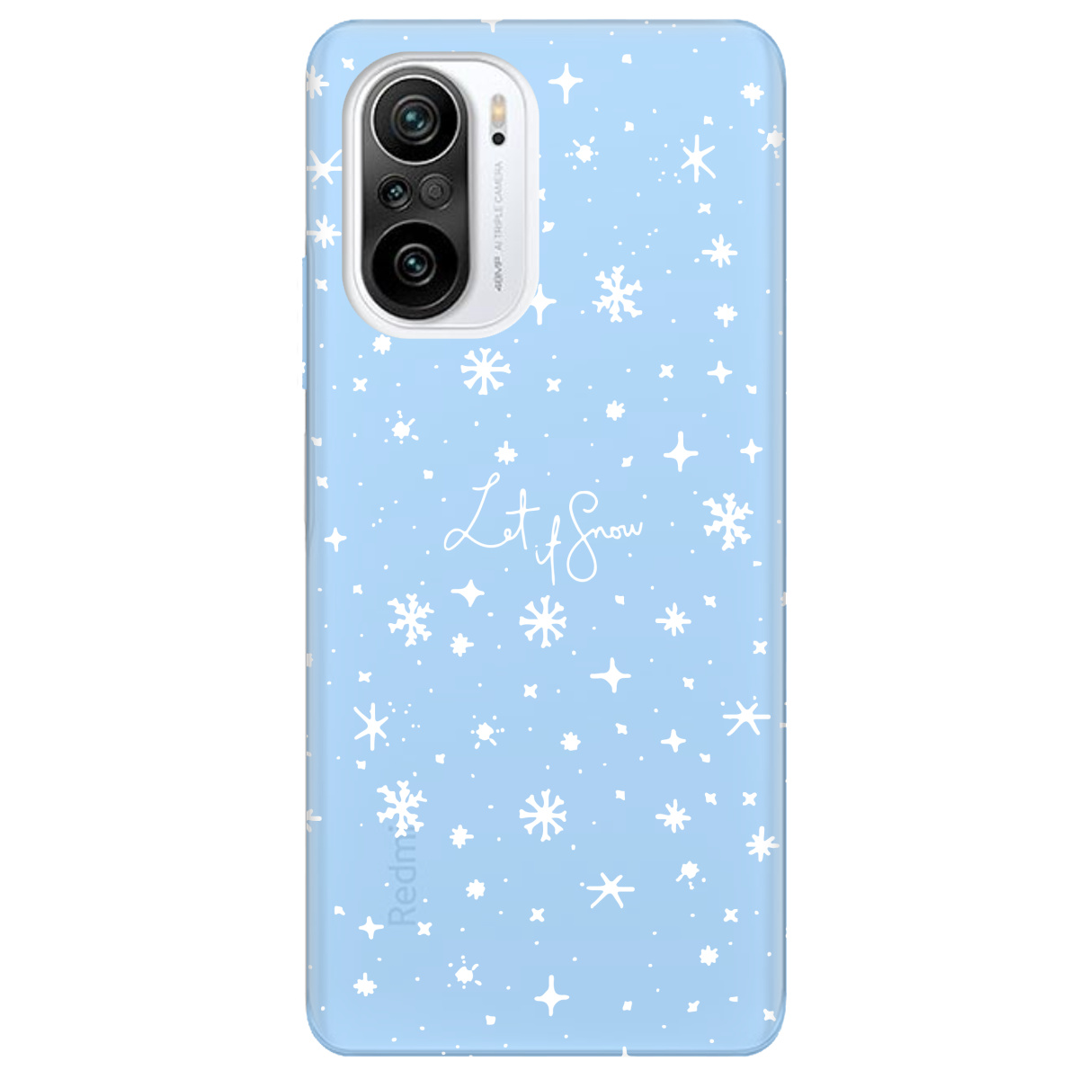 Чехол для Xiaomi Poco F3 Let it snow - фото 1