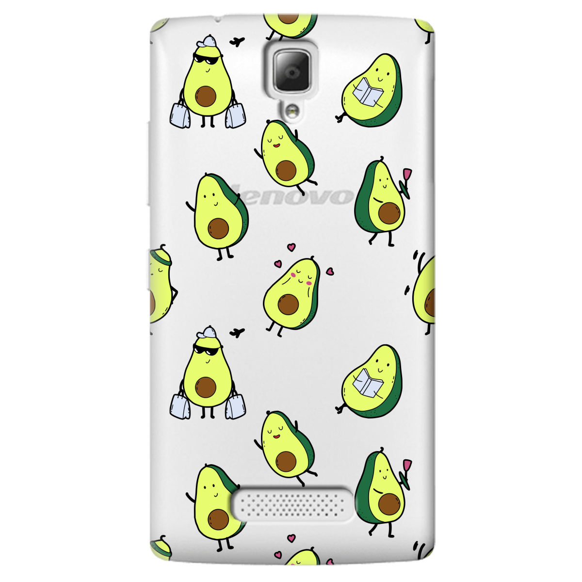 Чехол для Lenovo A2010 Cute avocado - фото 1