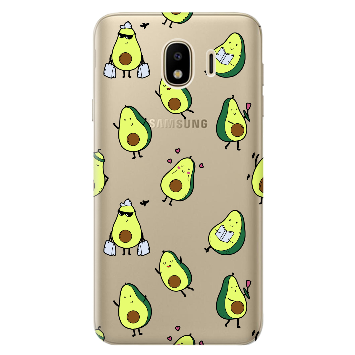 Чехол для Samsung Galaxy J4 2018 Cute avocado - фото 1