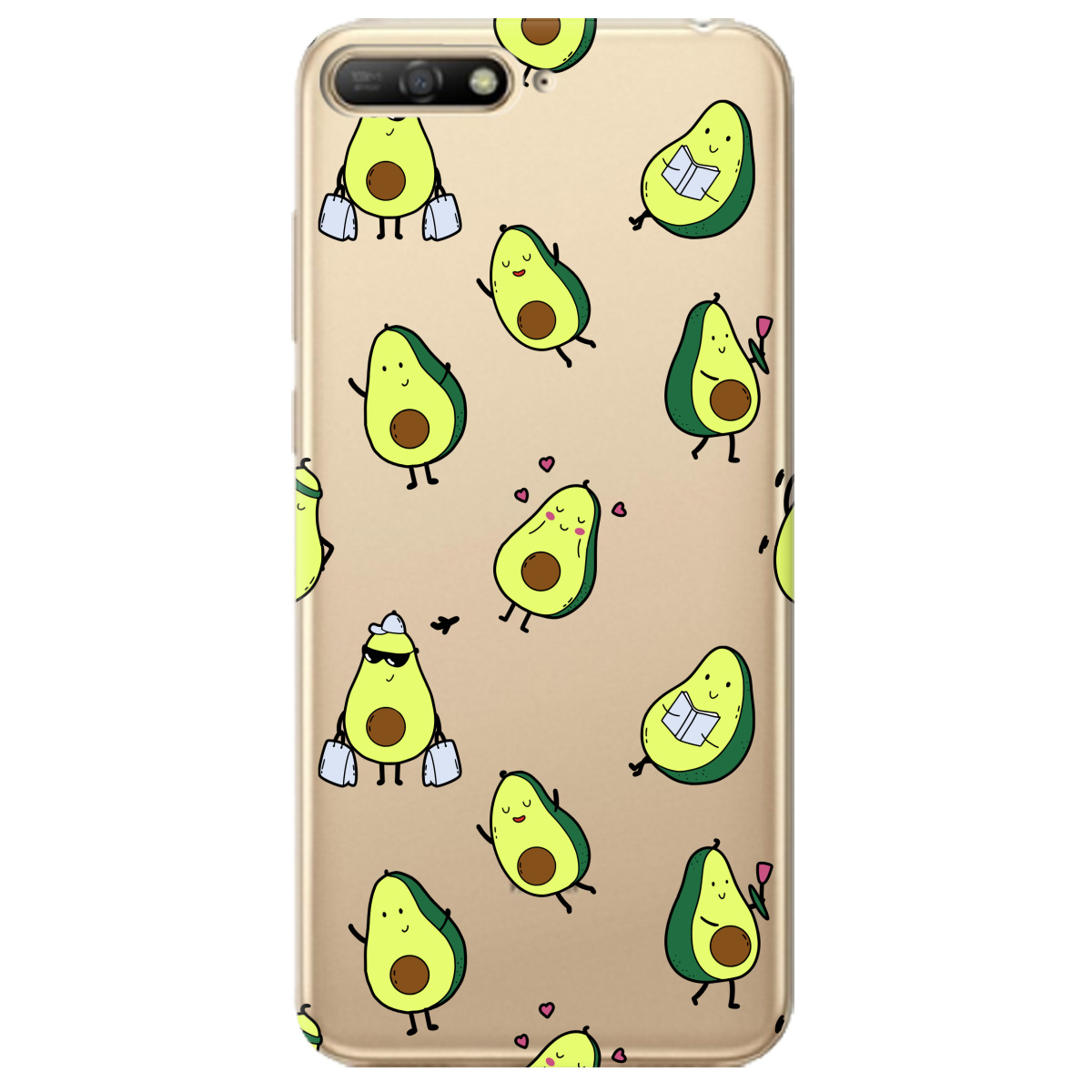 Чехол для Huawei Y6 2018 Cute avocado - фото 1