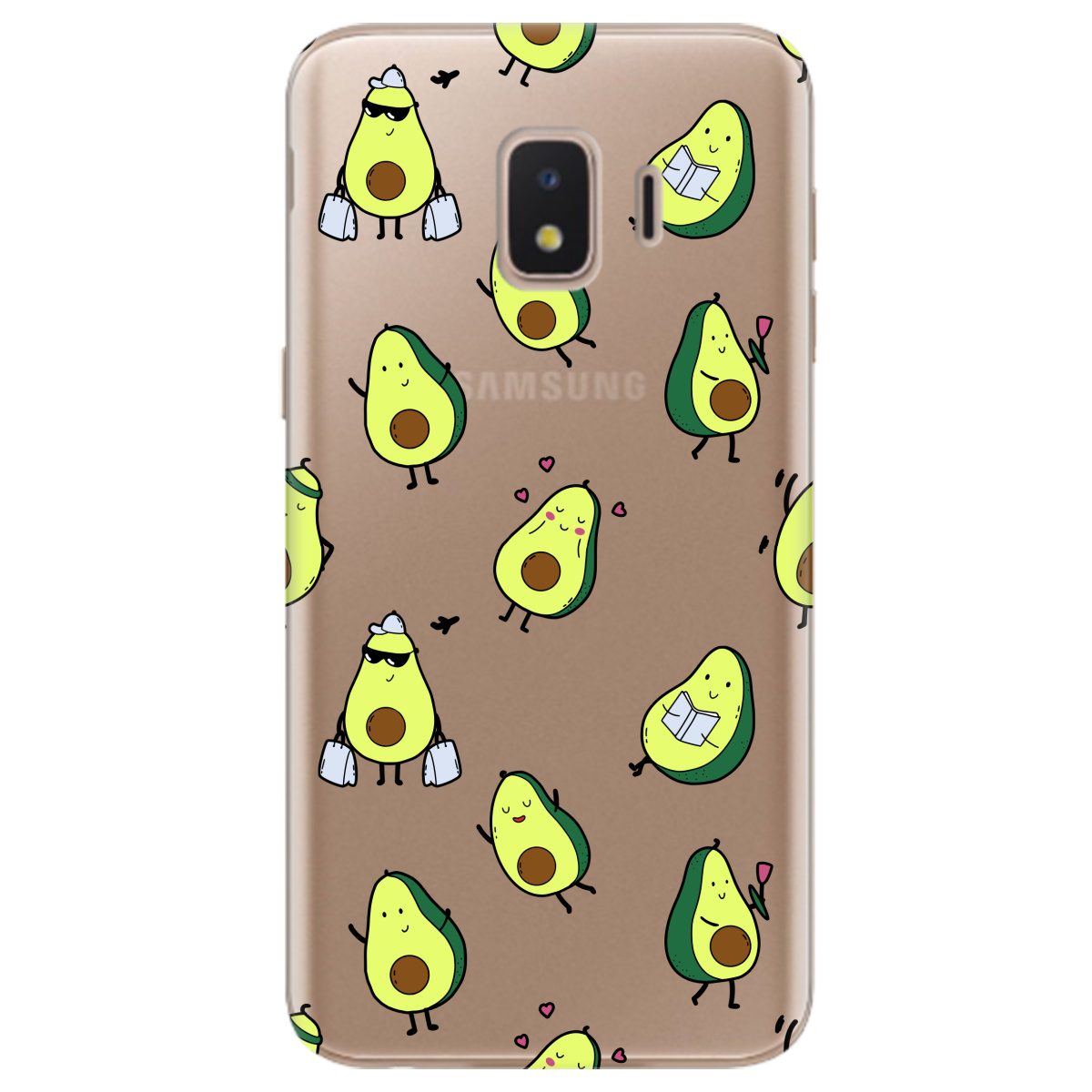 Чехол для Samsung Galaxy J2 Core 2018 Cute avocado - фото 1