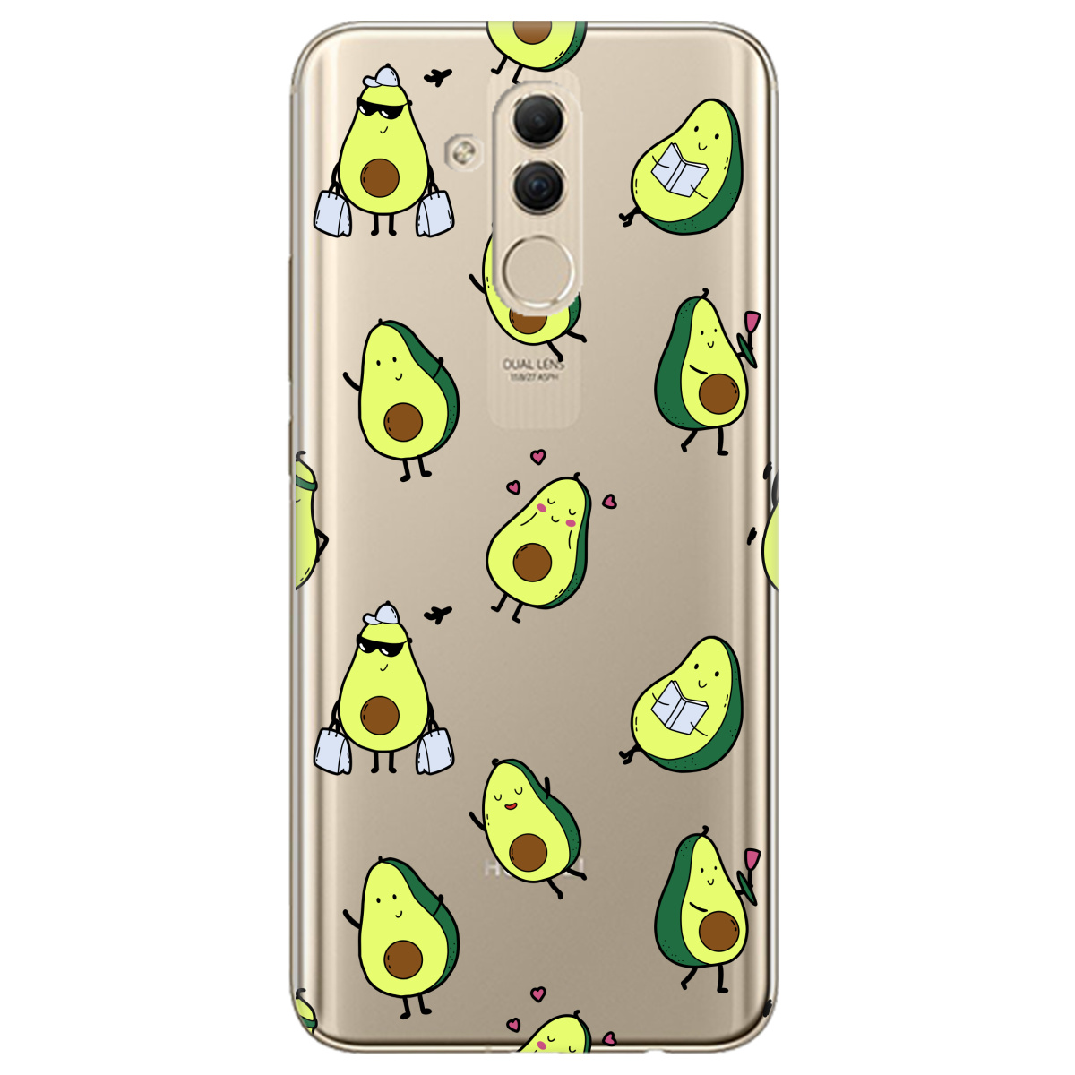 Чехол для Huawei Mate 20 Lite Cute avocado - фото 1