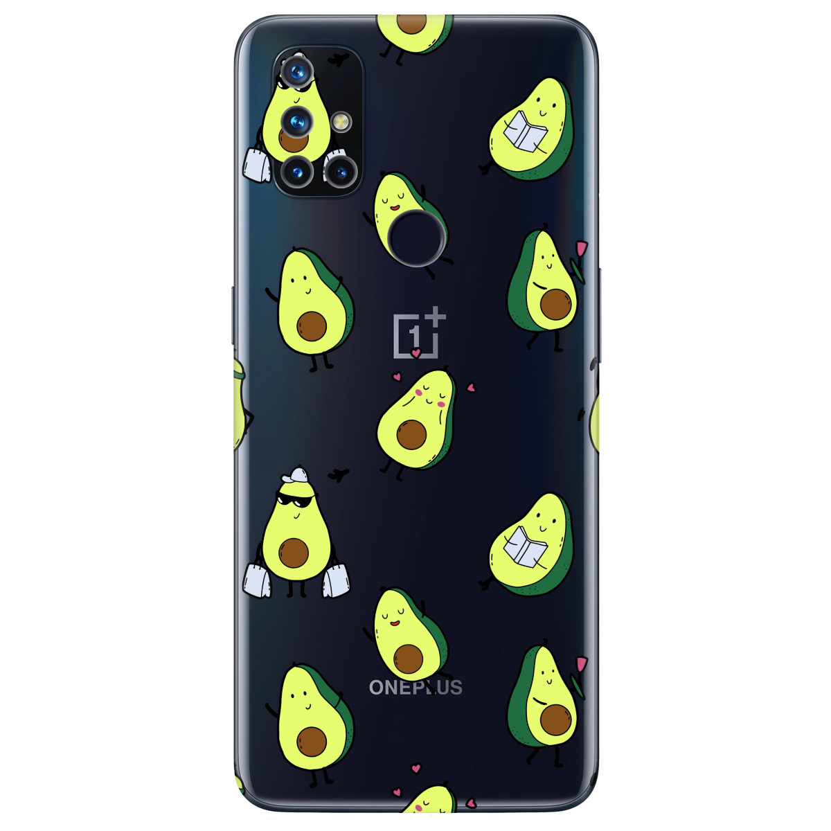 Чехол для OnePlus Nord N10 5G Cute avocado - фото 1