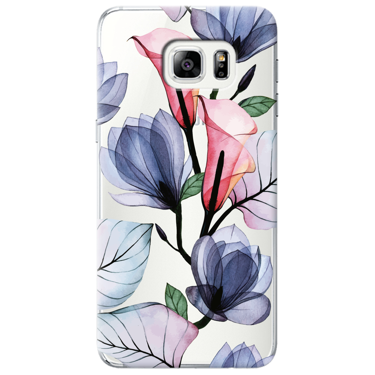 Чохол для Samsung Galaxy S6 Edge Plus Tropical flowers - фото 1