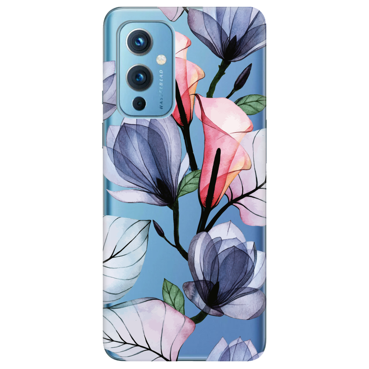 Чохол для OnePlus 9 Tropical flowers - фото 1