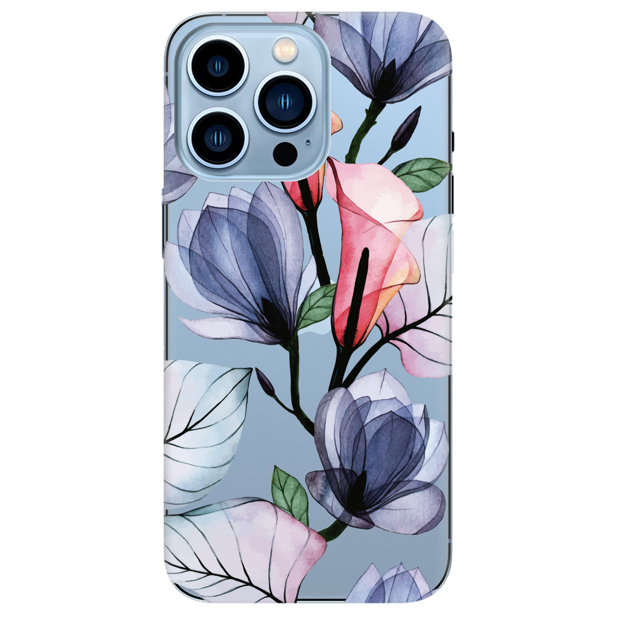 Чехол для Apple iPhone 13 Pro Max Tropical flowers - фото 1