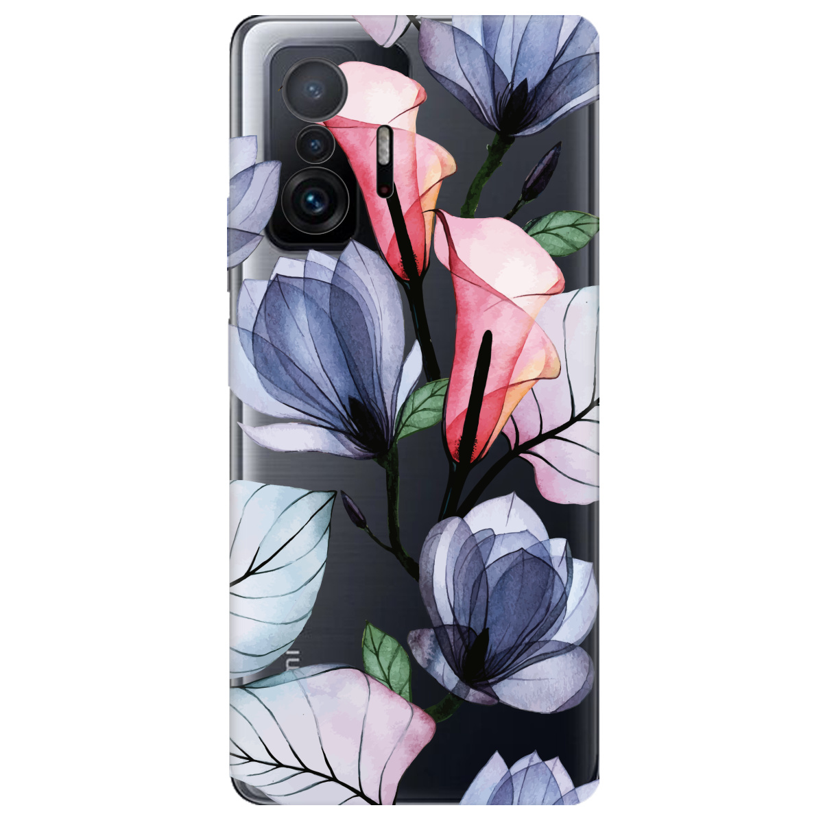 Чехол для Xiaomi 11T Tropical flowers - фото 1