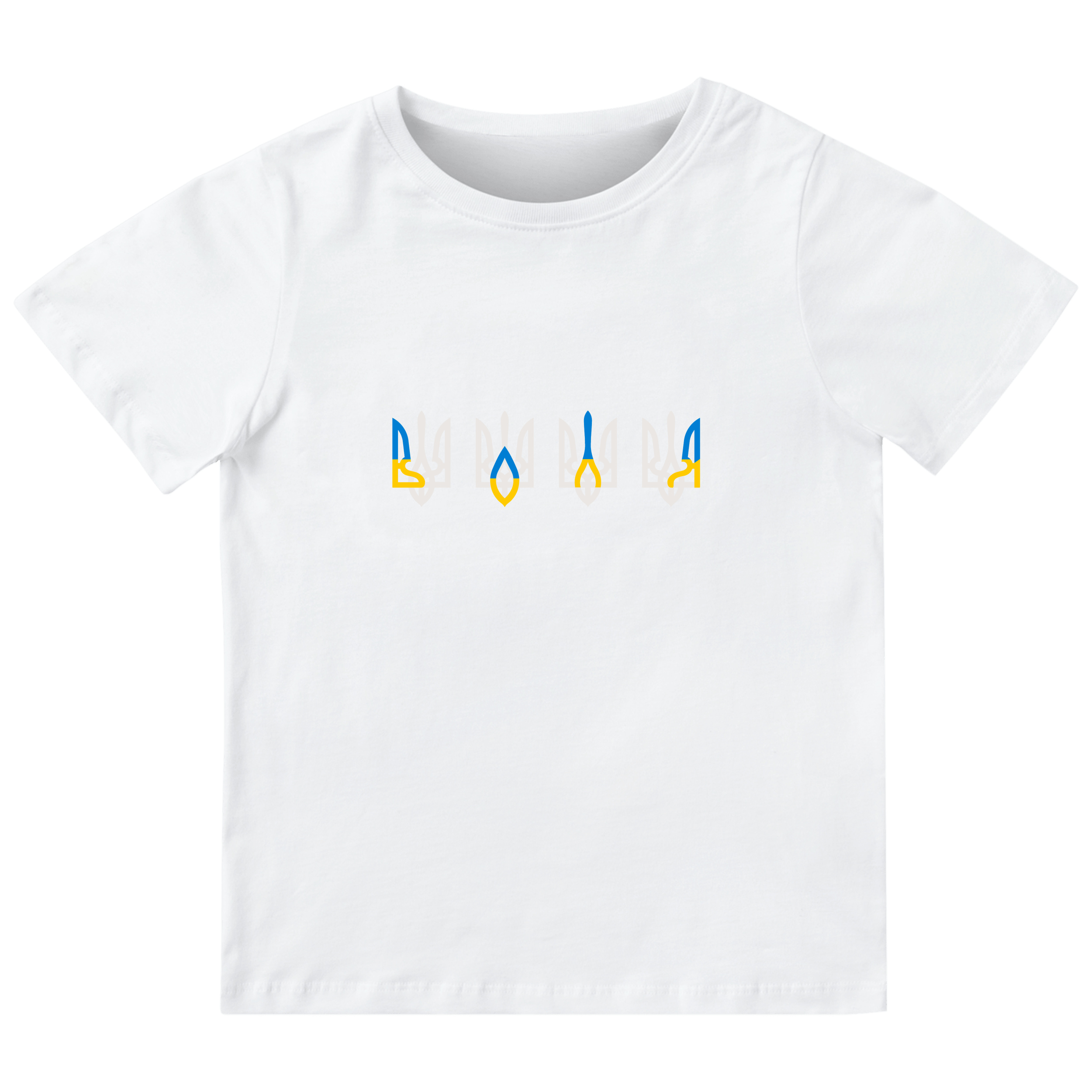 Футболка детская белая хлопок/эластан Воля 116 - фото 1