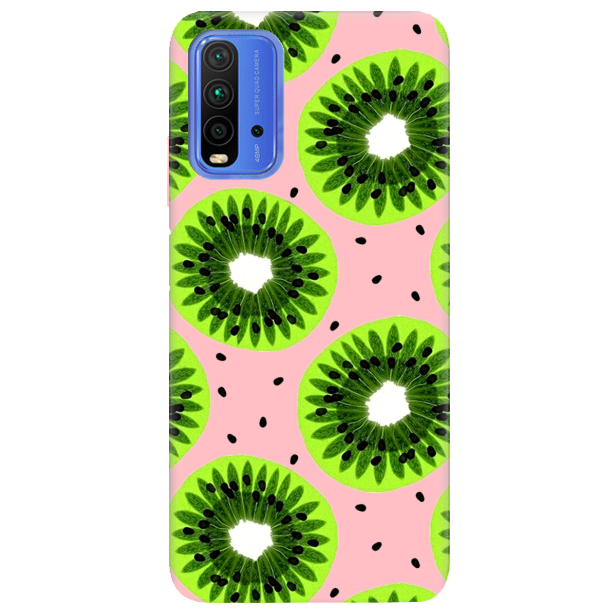 Чехол для Xiaomi Redmi 9T нежно-розовый матовый soft touch Kiwi - фото 1