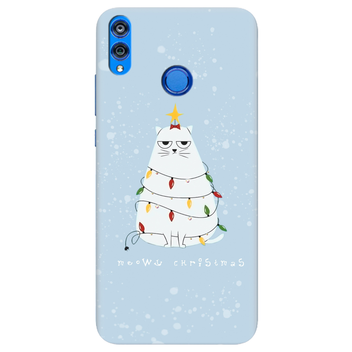 Чохол для Huawei Honor 8x Meowy зі стразами - фото 1