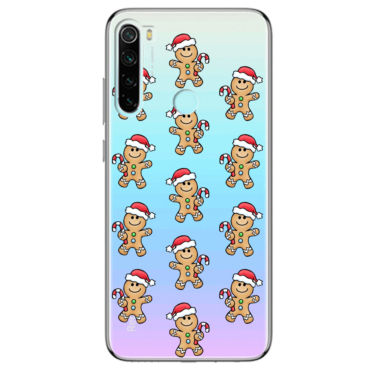 Чехол для Xiaomi Redmi Note 8 Gingerbread man - фото 1