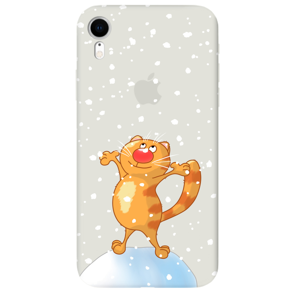 Чехол для Apple iPhone XR полупрозрачный матовый soft touch By Happy - фото 1