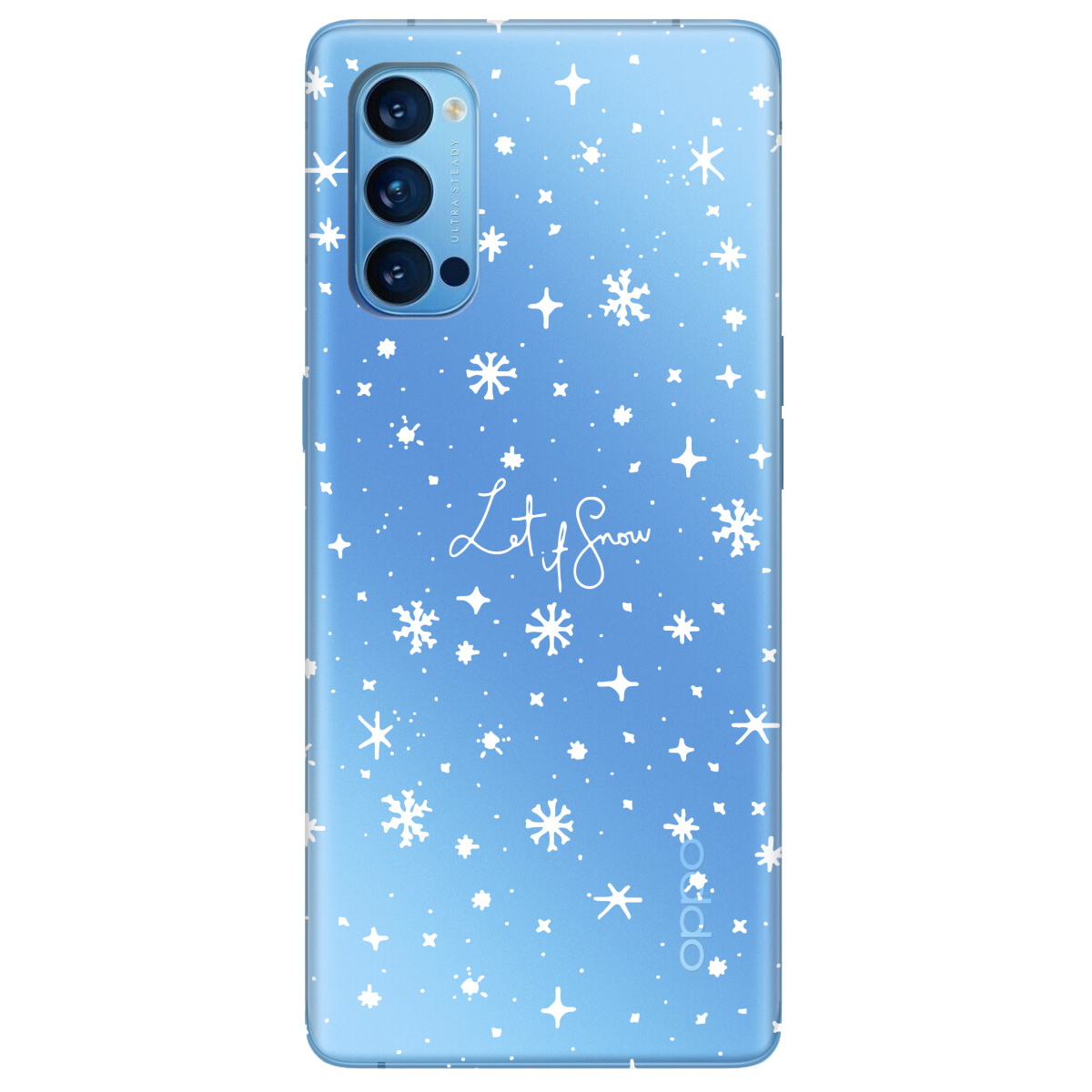 Чохол для Oppo Reno 4 Pro Let it snow - фото 1