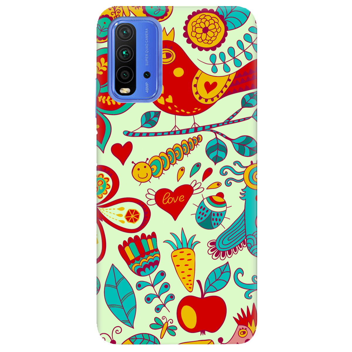 Чехол для Xiaomi Redmi 9 Power Birds - фото 1